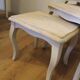 Patinated oak nesting tables