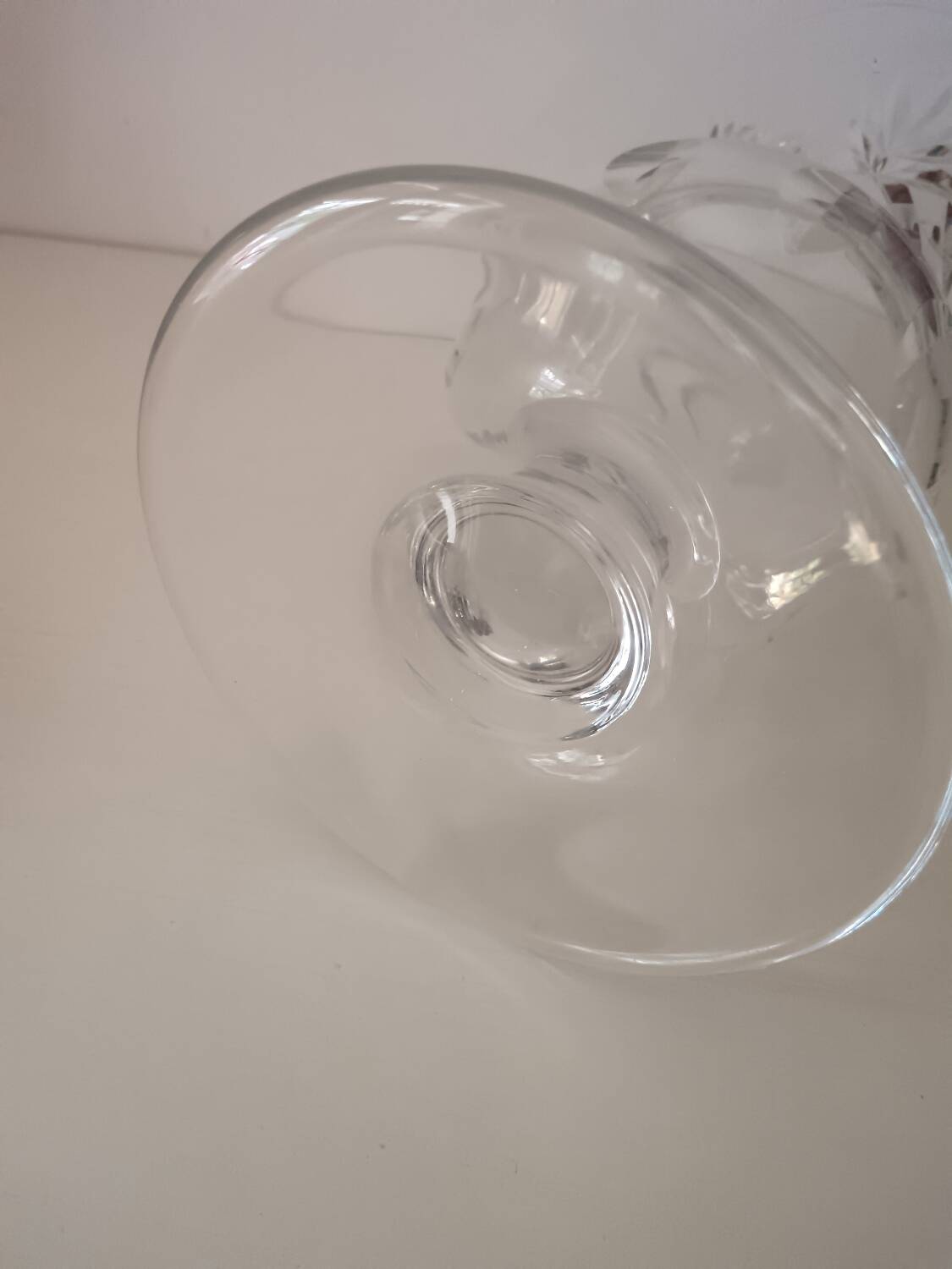 Large Bayel Crystal Vase