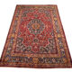 Tapis persan vintage tissé à la main en laine rouge khorasan area tapis - 338x243cm