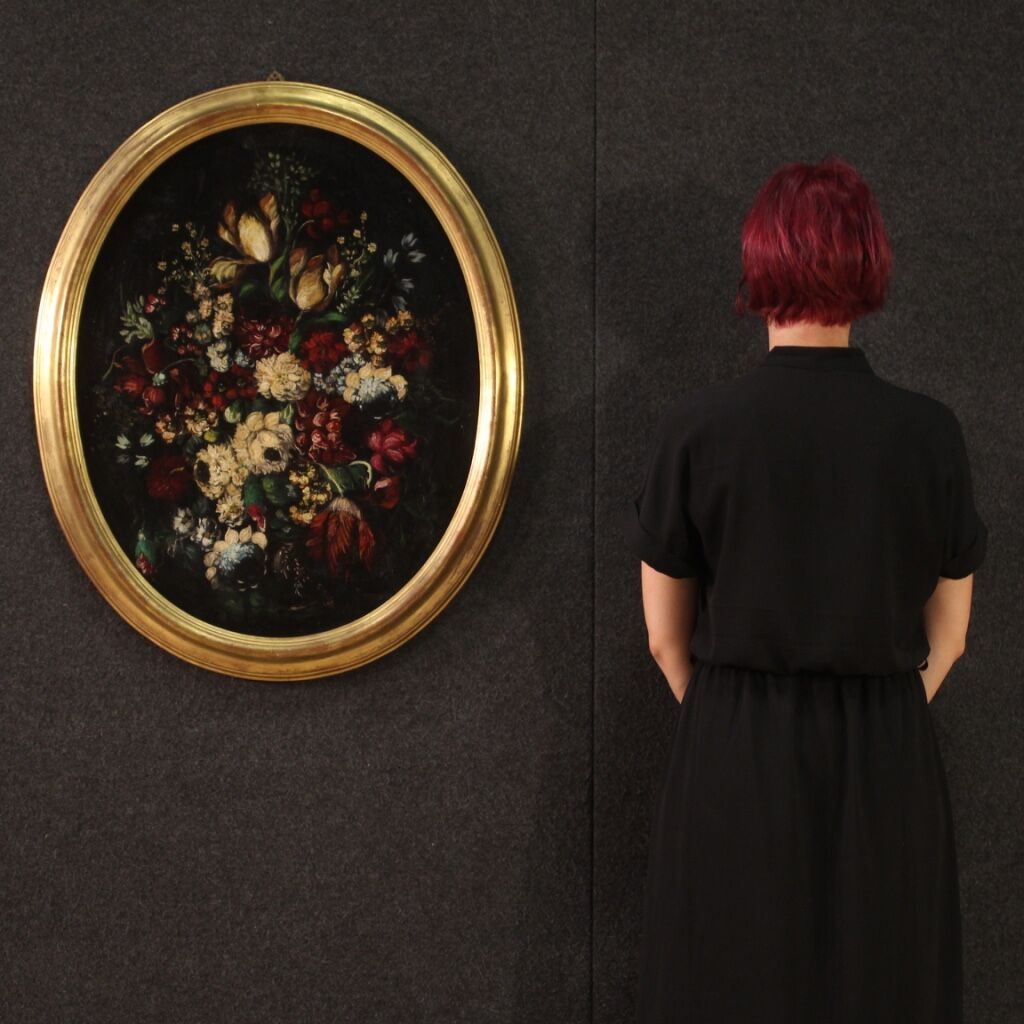 Still life painting from the 19th century