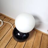 Vintage 1980 globe ball table lamp