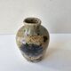 Vase with floral motif in enamelled ceramic - signed Suzanne Dauliach