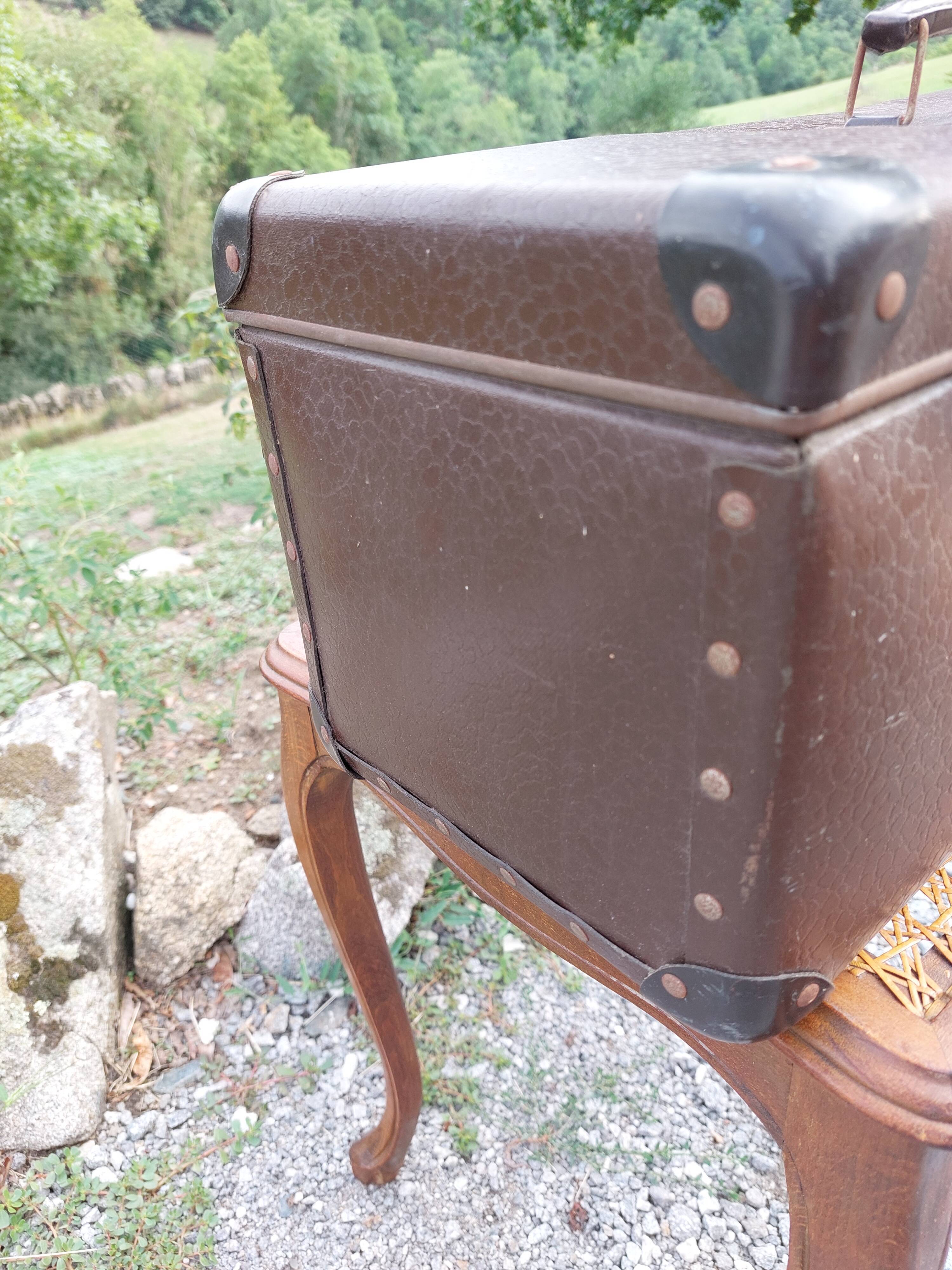 antique suitcase, original format