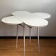 Table fleurs vintage