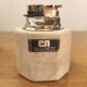 Travertine ashtray and lighter, design by Cerri Nestore, 1970.