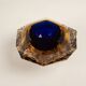 Sculptural submerged glass ashtray by Gianfranco Mandruzzato Murano 1970