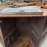 Large corner bar counter from the late 19th century.