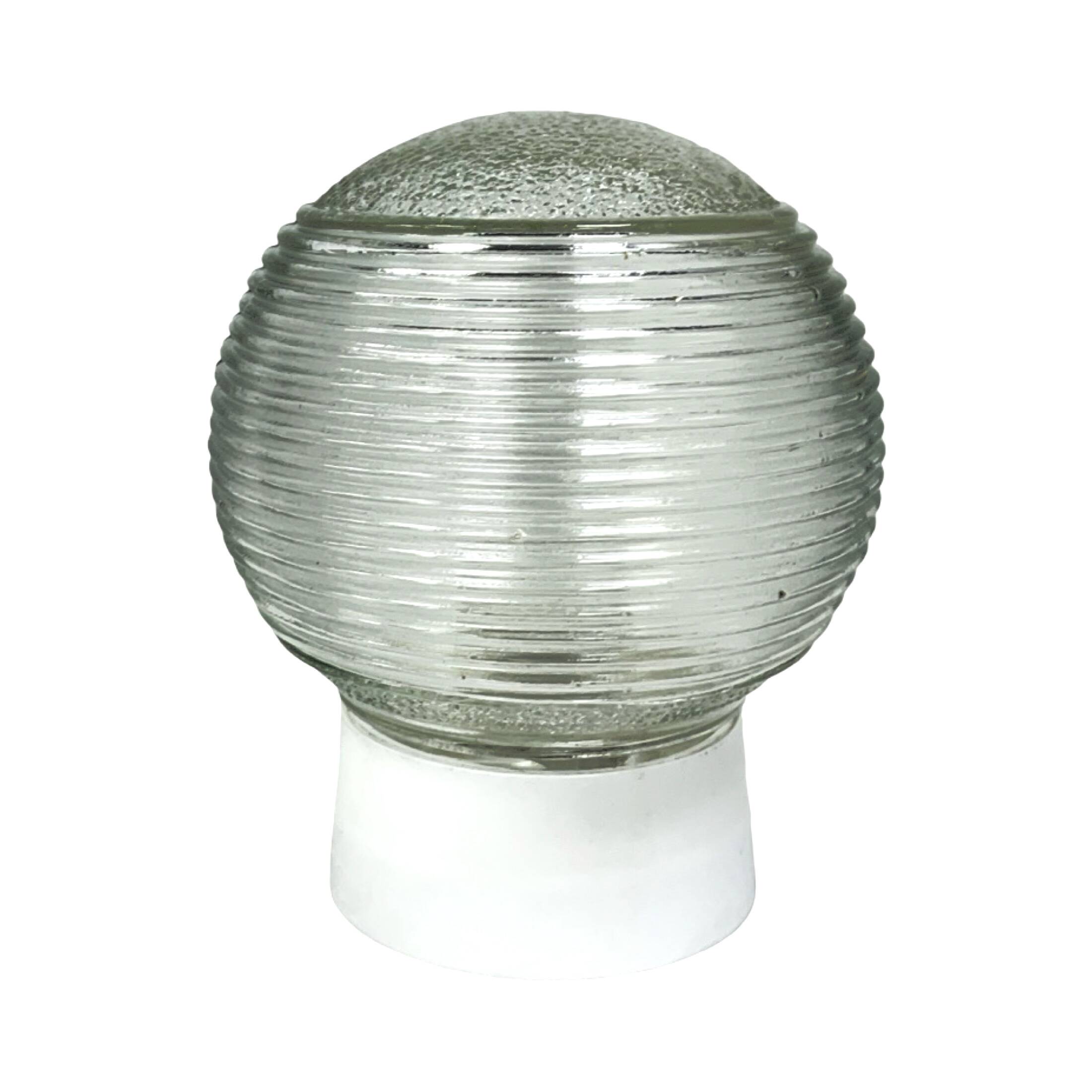 Vintage wall sconce | shade Glassworks Białystok 1974 | new installation |
