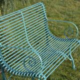 Arras 2-seater bench - Turquoise