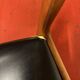 Scandinavian wooden and leatherette chair