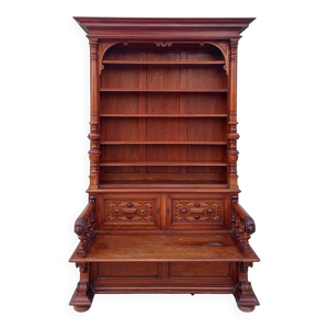 Bibliothèque banc coffre