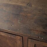 Oak craft furniture, France, circa 1950