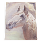 Painting with horse's head