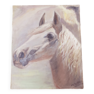 Tableau à la tête de cheval
