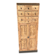 Beautiful piece of furniture with 8 drawers/2 doors in raw wood.