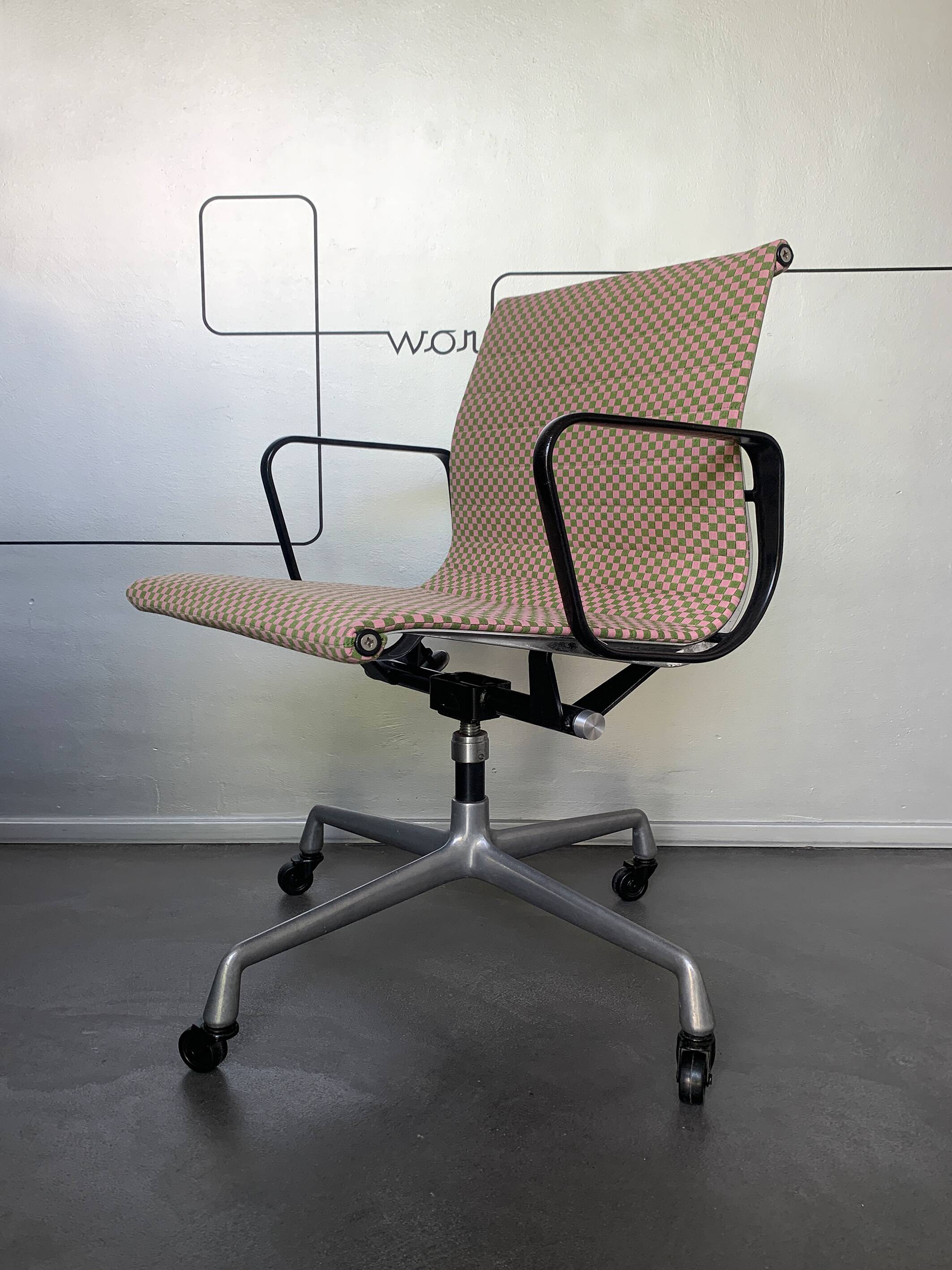Eames EA117 Herman Miller office chair 1960 Alexander Girard fabric