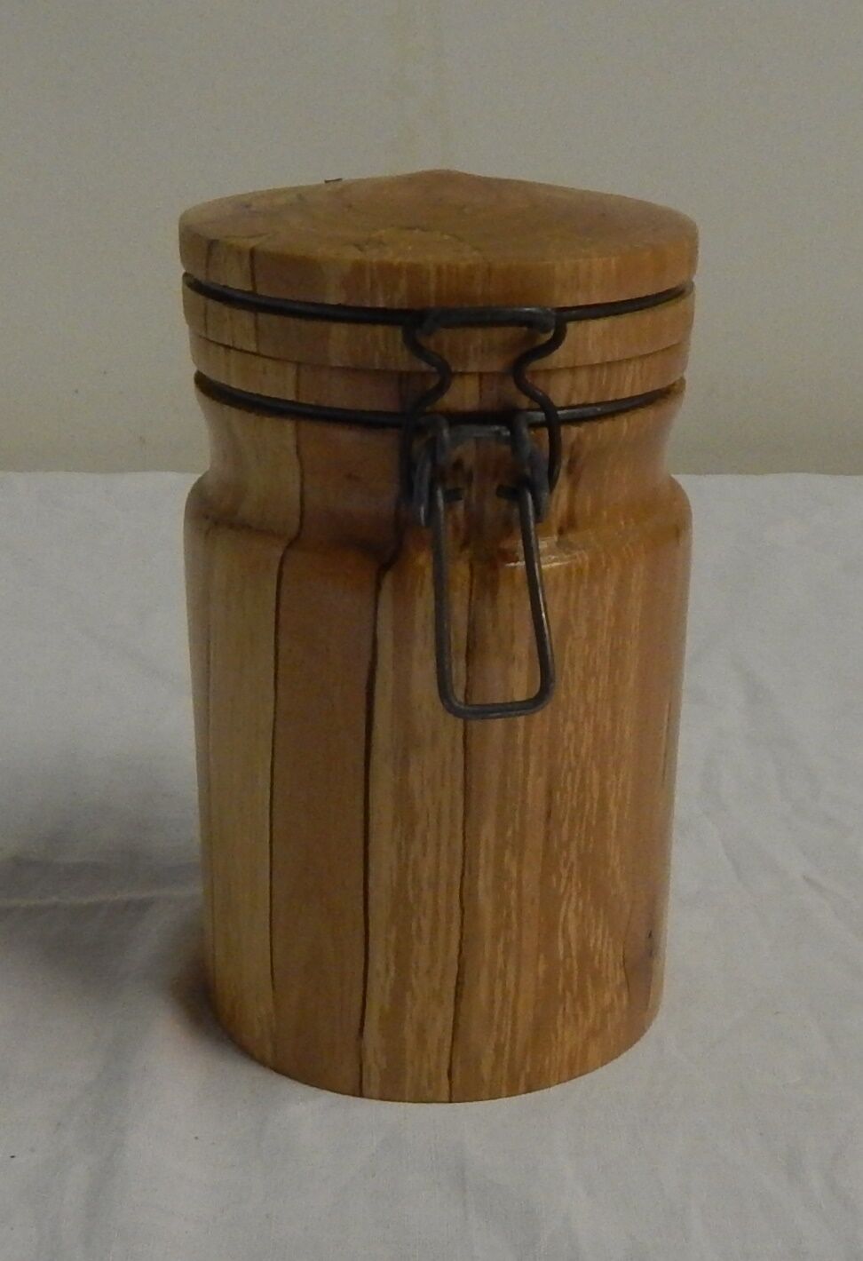 Wood jar turned