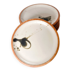 8 assiettes poterie de