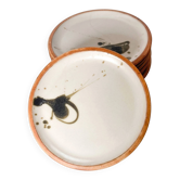 8 pottery plates from La Colombe