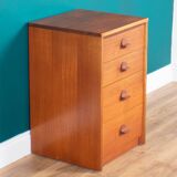 Retro 1960s Bedside Table in Teak by John & Silvia Reid  Stag