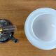 Opaline globe ceiling or wall light, diameter 15 cm - mid-20th century