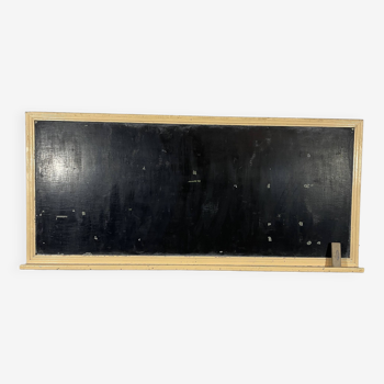 School wall blackboard