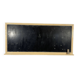 School wall blackboard