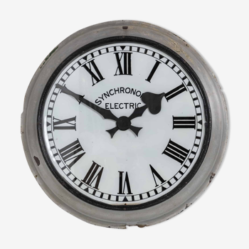 Synchronome industrial wall clock