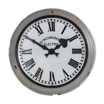 Synchronome industrial wall clock