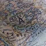 Large terrestrial globe
