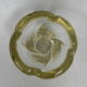 Vintage vase of thick glass Daum Nancy