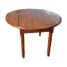 Oval table merisier