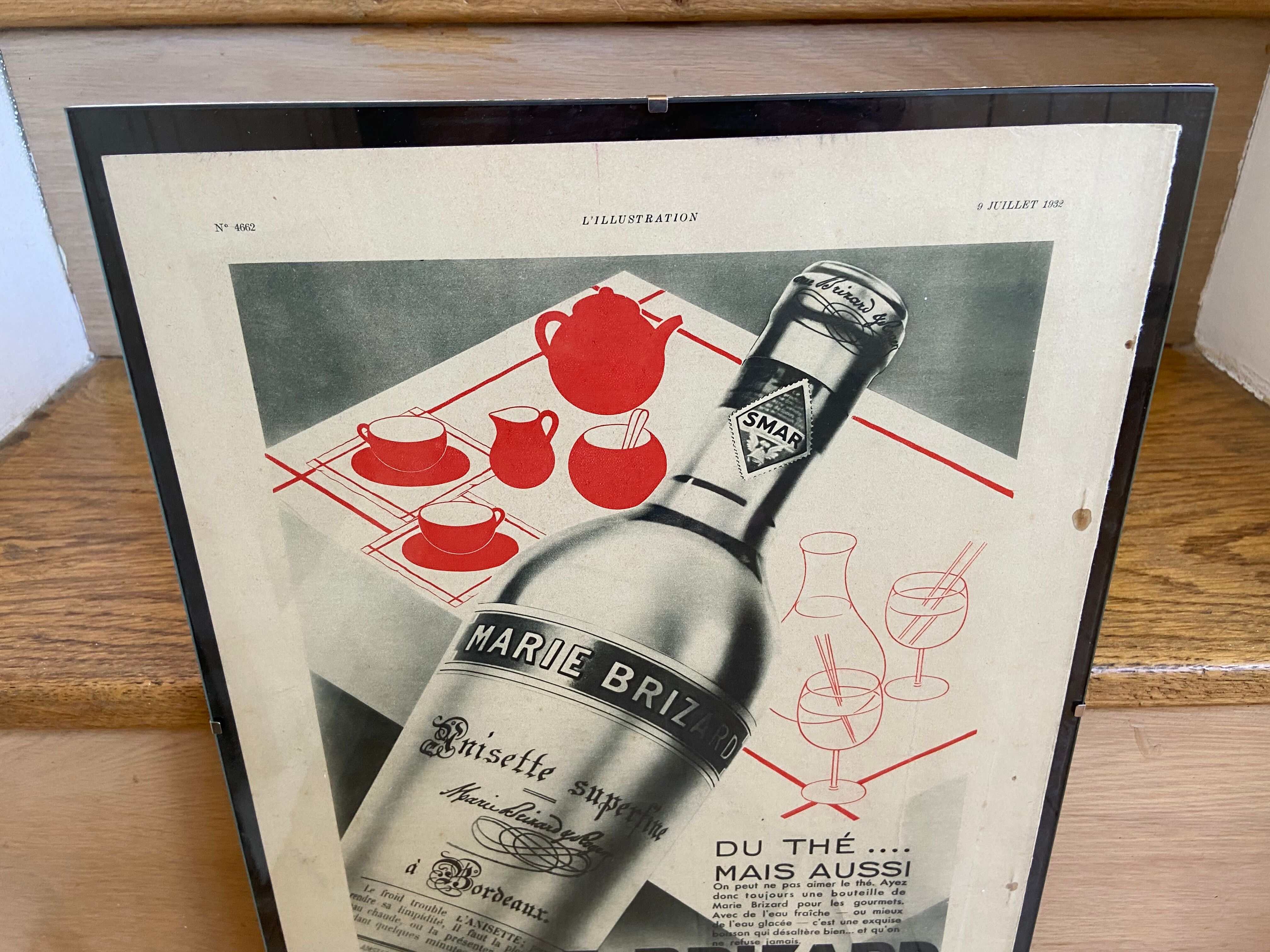 Advertising poster Marie Brizard July 9, 1932