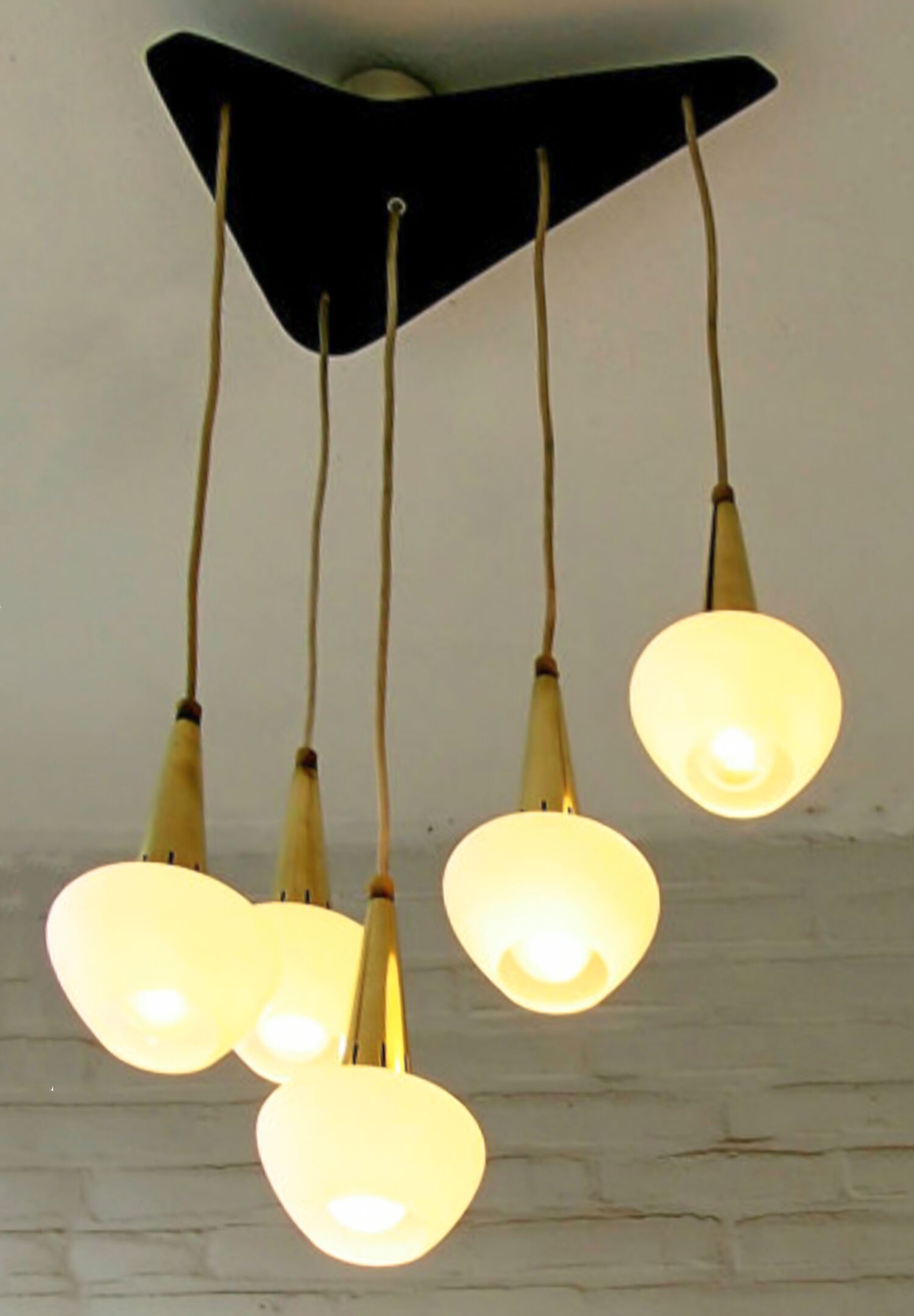 Cascade chandelier 50s