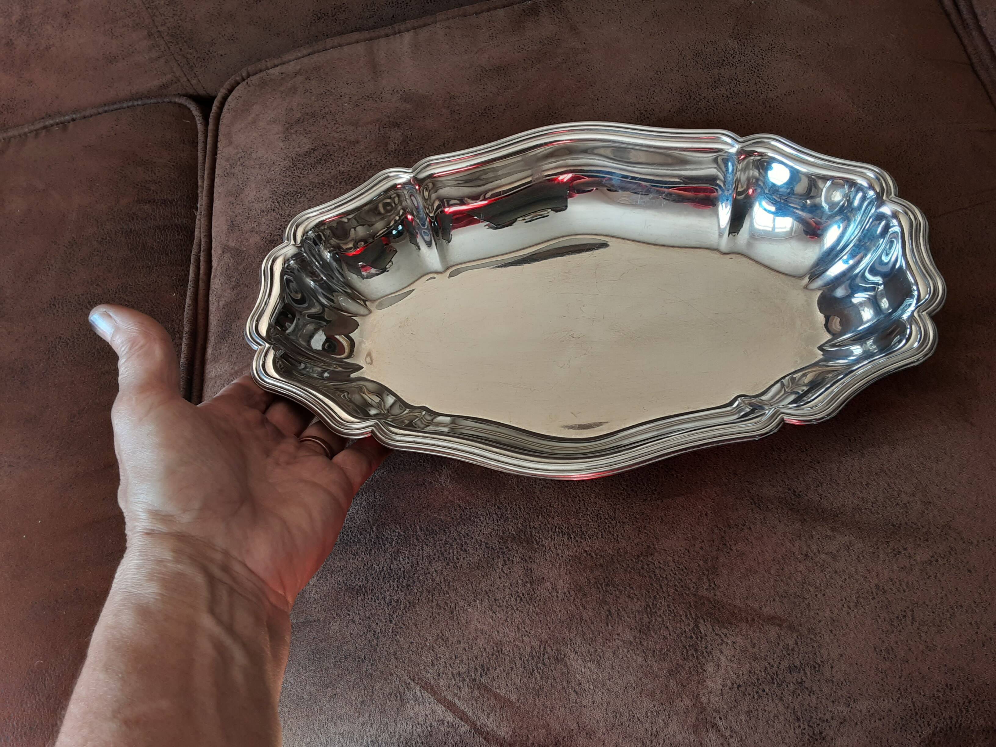 Vintage stainless steel dish
