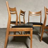 Set of 6 vintage Scandinavian chairs from the 60s/70s
