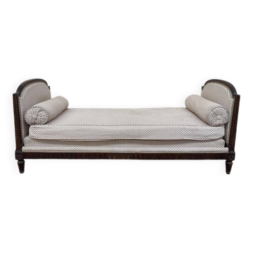 Banquette - Canapé de style Louis XVI tissu fleurs