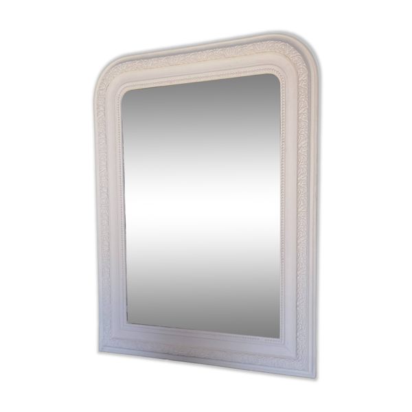 Miroir louis Philippe 19eme patine beige