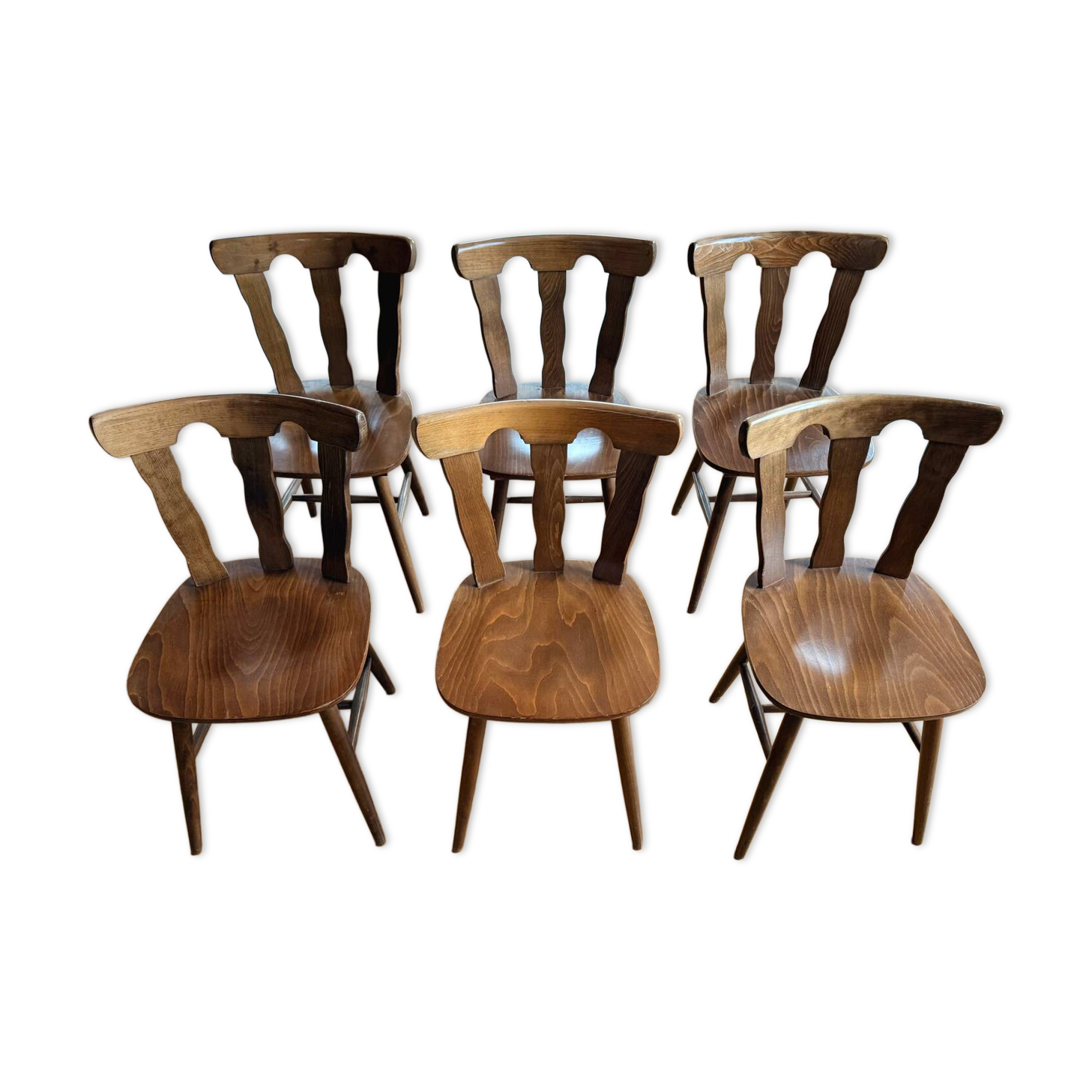 Bistro Chair / Wood / Vintage / Baumann style (MARCOREST)