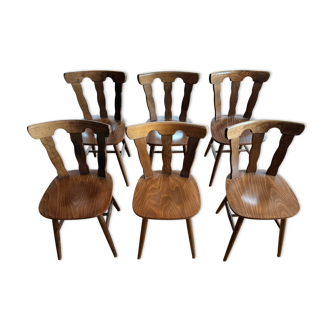 Bistro Chair / Wood / Vintage / Baumann style (MARCOREST)