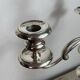 Silver-plated metal chandelier with 4 lights, Christofle