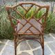 Dining room in rattan and bamboo