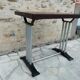 Lot of 4 tables bistro "Lelong"