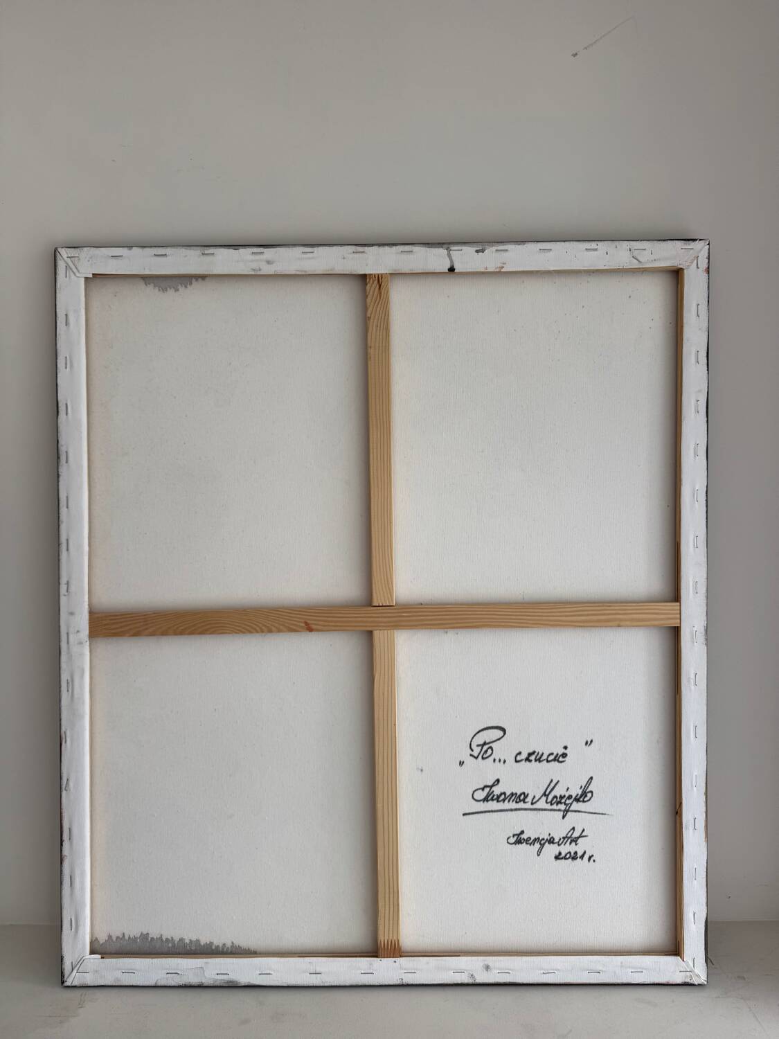 Acrylic on canvas 70 × 80 cm