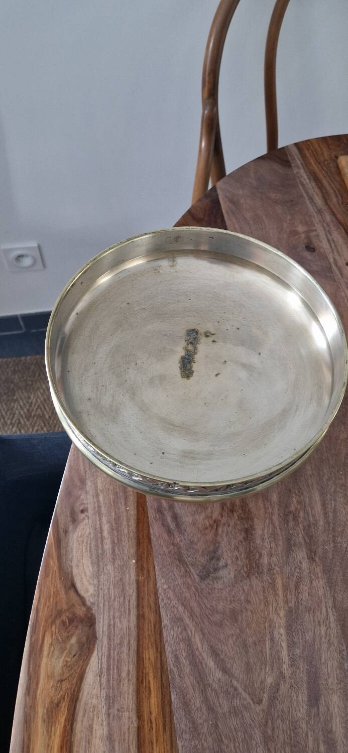 Gilded metal footed cup from the early 20th century