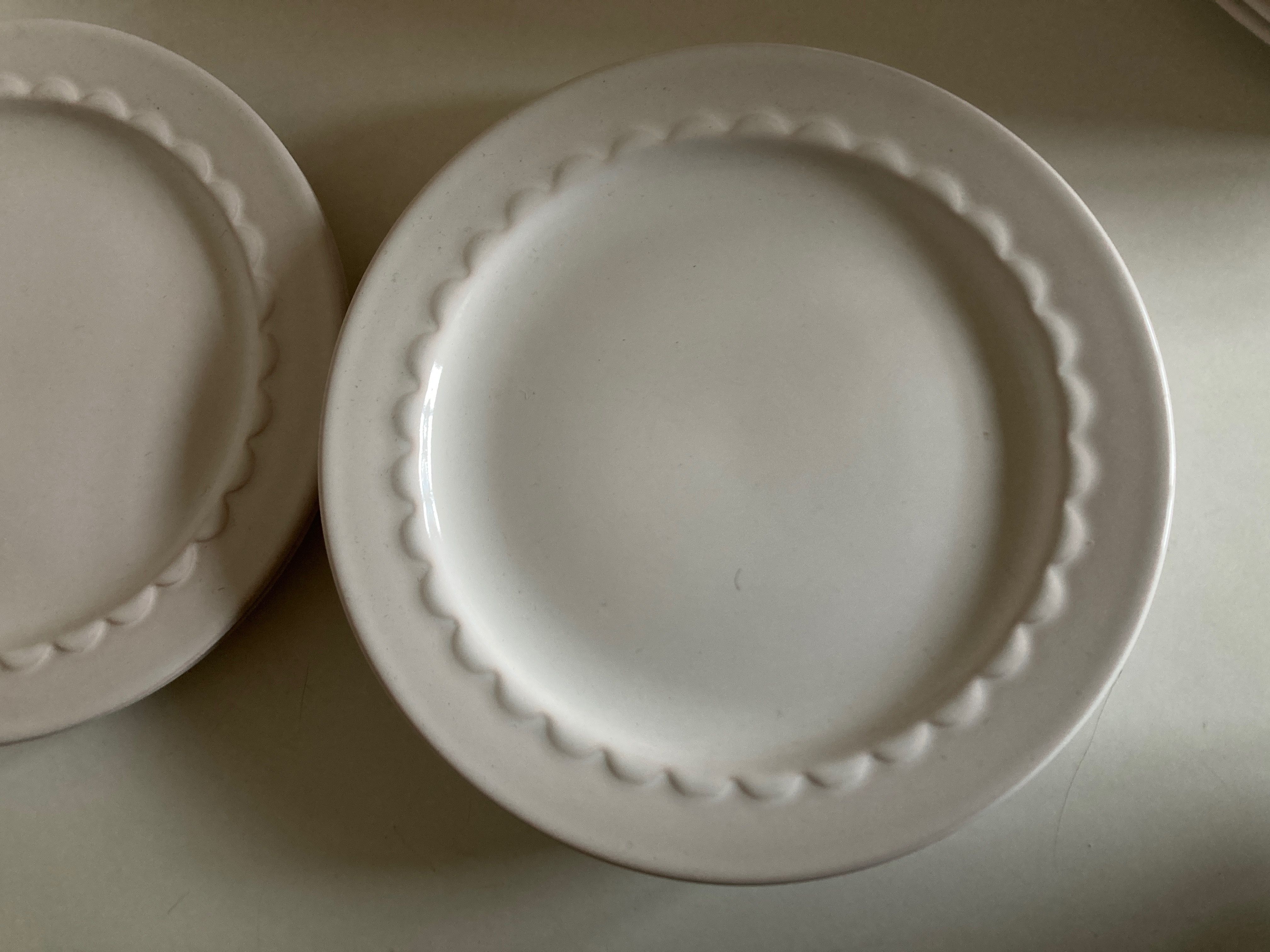 Set of 11 dessert plates and glazed earth cap 1970 by Pierre Motton for Gien