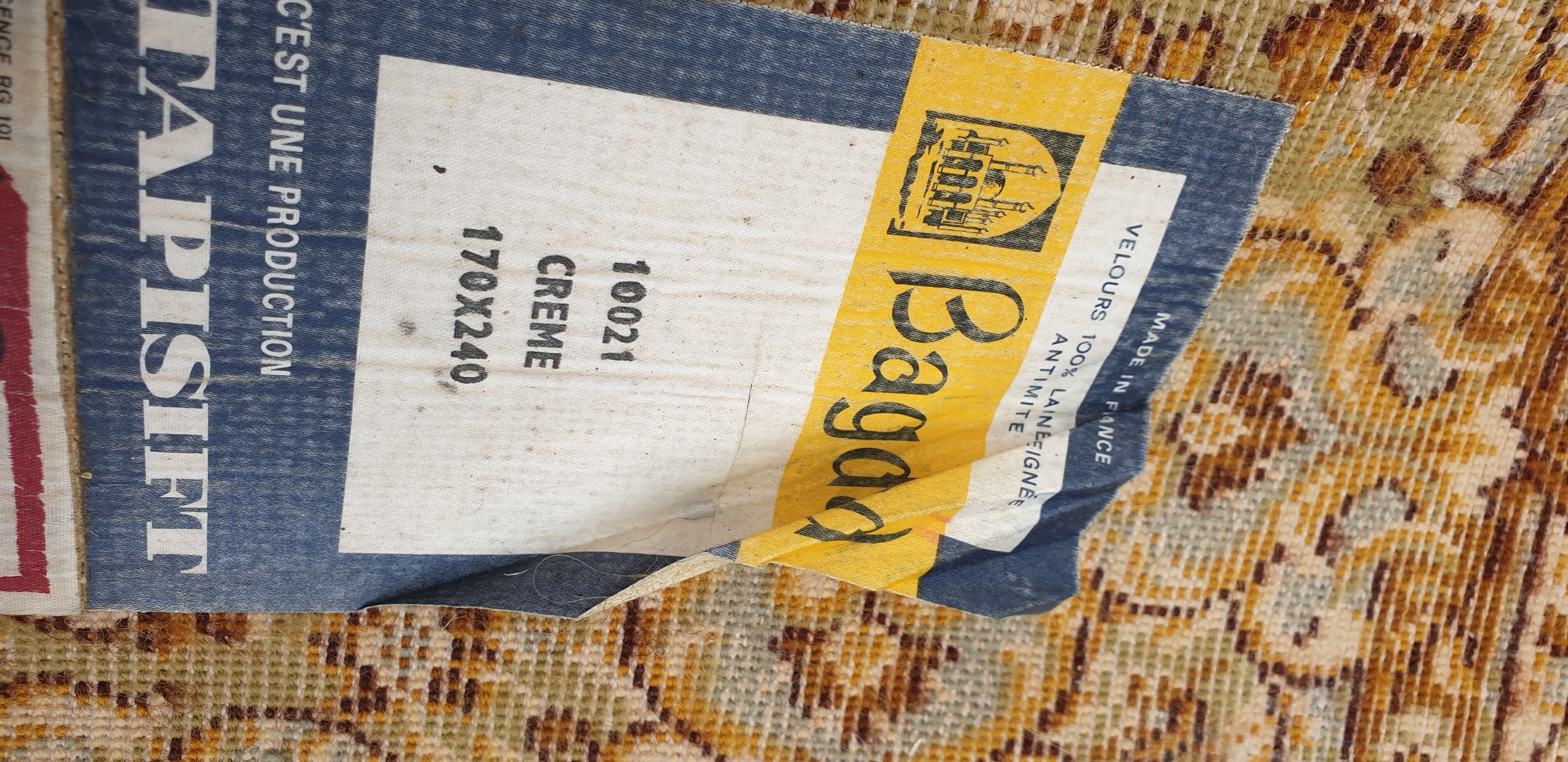 Oriental carpet wool 170x140cm