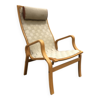 Fauteuil par Finn Østergaard pour Kvist Møbler années 70