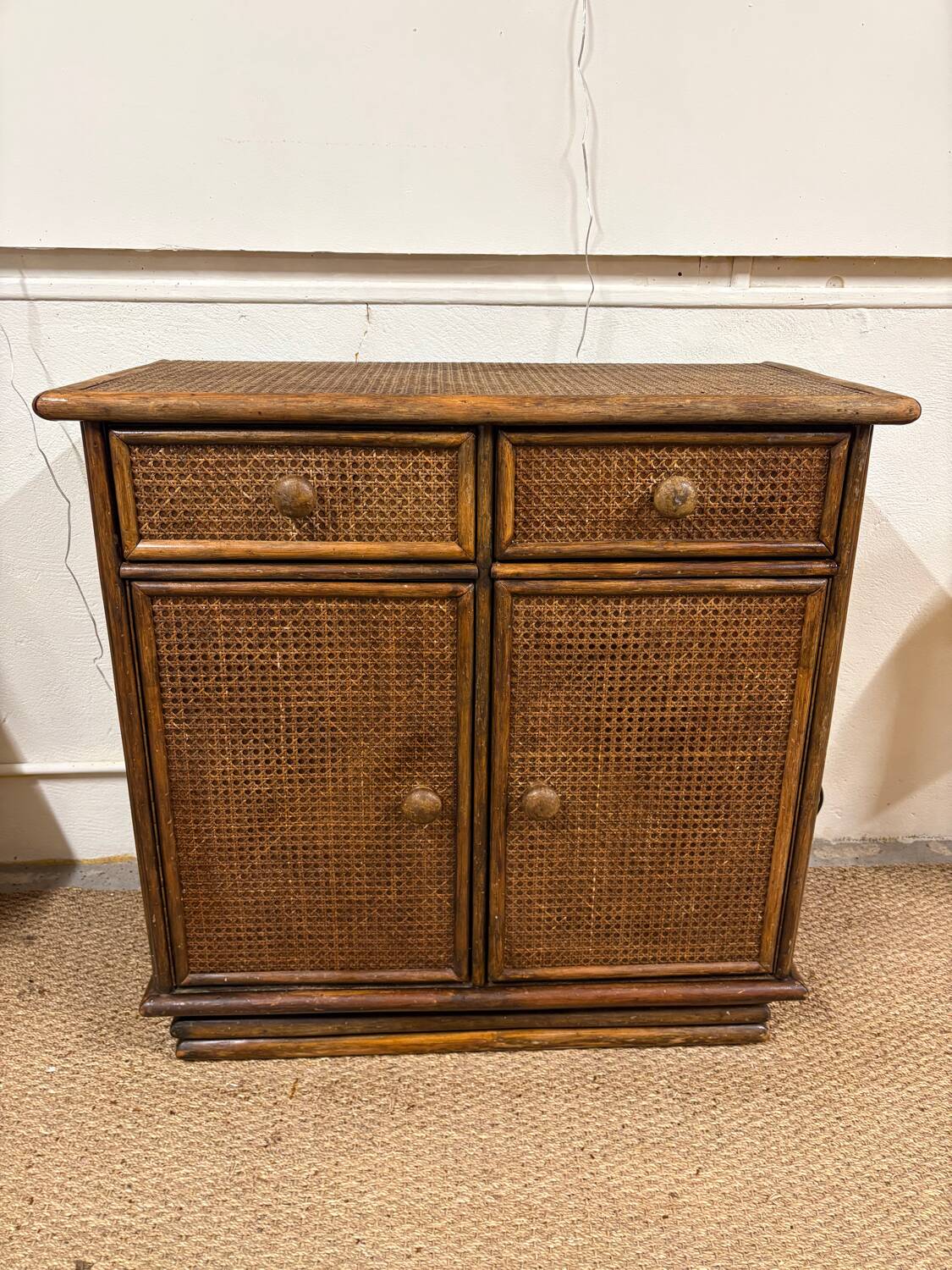 Rattan sideboard