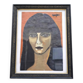 Portrait de femme par Guy Rougon 1960